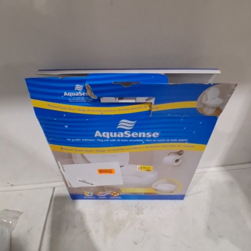 AQUASENSE RAISED TOILET SEAT UP TO 2" - WHITE - (MODEL: 770-625) image 3