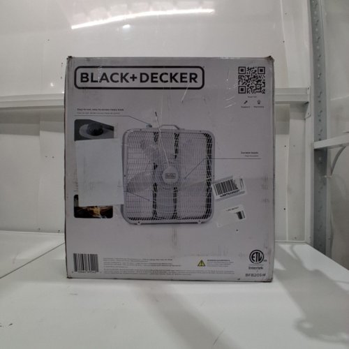 BLACK + DECKER PLUG-IN BOX FAN WITH 3 SPEED SETTINGS - 20" - WHITE (MODEL: BFB20S) image 6