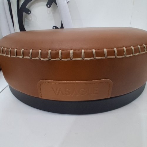 2PK VASAGLE EKHO COLLECTION FAUX LEATHER BAR CHAIR STOOLS - 39" - 260LBS CAP - BROWN (MODEL: LBC889K01V2) image 4
