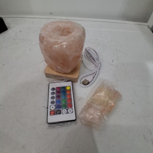 YZYOE USB COLOUR GRADIENT HIMALAYAN SALT LAMP WITH REMOTE CONTROL image 2