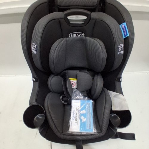 GRACO EASYTURN 360 2-IN-1 CONVERTIBLE CAR SEAT - BLACK/GREY (MODEL: 2227897) image 4