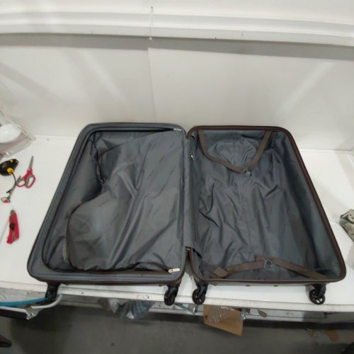 SWISS GEAR SIGNATURE HARDSIDE EXPANDABLE LUGGAGE WITH SPINNER WHEELS AND TSA LOCK - 28" - CHOCOLATE BROWN (MODEL: SA7366 / 7366515177) image 7