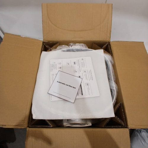 EXTRA WIDE OPEN SELF CLEANING CAT LITTER BOX - WHITE (MODEL: CH-ICB026) image 2