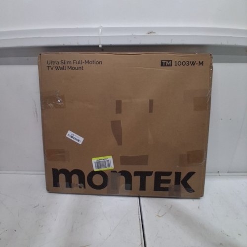 MONTEK ULTRA SLIM FULL MOTION TV WALL MOUNT - MAX 75" - BLACK (MODEL:1003W-M) image 4