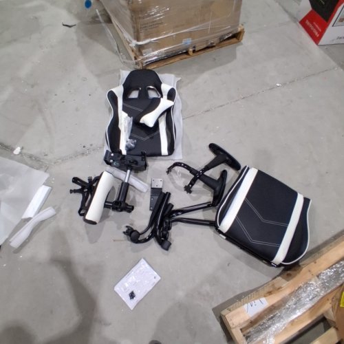 BESTOFFICE ERGONOMIC PC GAMING CHAIR - WHITE/BLACK (MODEL: OC1688-WHITE) image 3