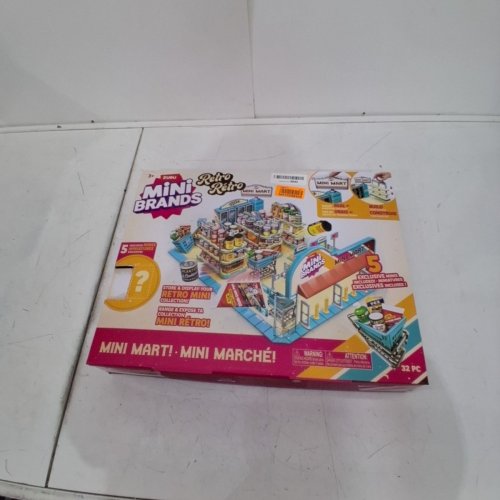 ZURU MINI BRANDS RETRO MINI MART COLLECTIBLE PLAYSET - YELLOW/TURQUOISE (MODEL: 77764) image 5