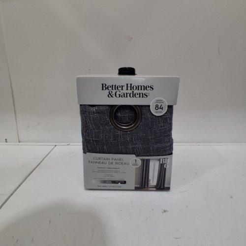 (1 PANEL) BETTER HOMES & GARDENS BLACKOUT CURTAIN PANEL - 50" X 84" - DARK GRAY image 2