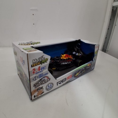 MAISTO TECH RC REMOTE CONTROL CAR WITH PISTOL GRIP CONTROLS - 1:24 SCALE - RED BULL RACING RB18 (2022) ORACLE - BLACK image 5