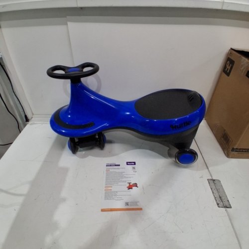 HURTLE SWING RIDE ON WIGGLE CAR - 250LBS CAP - BLUE (MODEL: HUSWC27BL) image 2