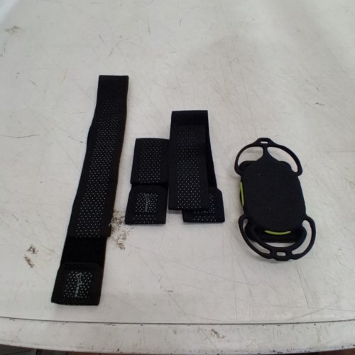 BONE RUNNING TIE 2 ARMBAND MAGNETIC PHONE HOLDER - 4.7" - 7.2'' - BLACK/GREEN image 2
