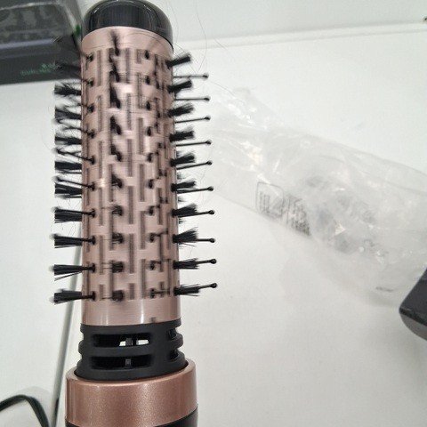 ANWA BEAUTY YOUR LIFE ROTATING HAIR DRYER BRUSH - BLACK/ROSE GOLD (MODEL: AB-612) image 2