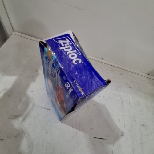 50PK ZIPLOC EASY FILLING FREEZER BAGS - LARGE (MODEL: 1789709) image 3