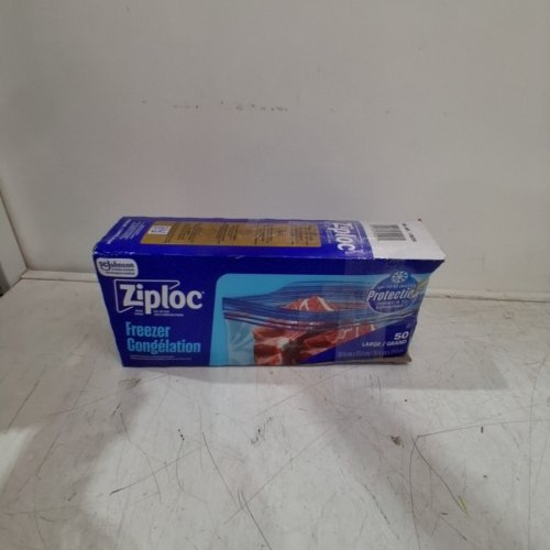 50PK ZIPLOC EASY FILLING FREEZER BAGS - LARGE (MODEL: 1789709) image 5