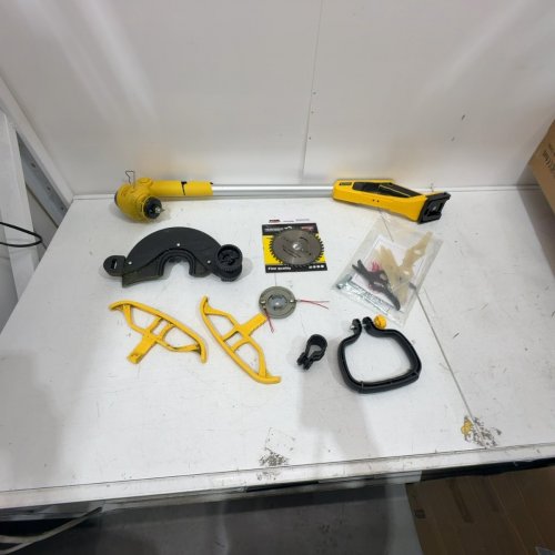 LITHIUM ELECTRIC CORDLESS TELESCOPIC WEED WACKER/GRASS TRIMMER - 21V - YELLOW (MODEL: YN-180) image 2