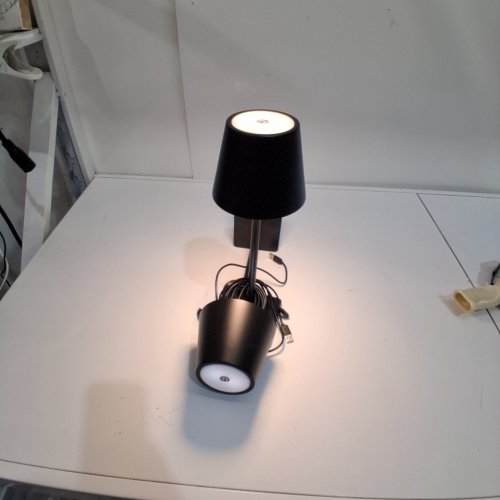 2PK MIKASA TOUCH CONTROL LED LAMP WITH 3 LIGHT SETTINGS - 12" - BLACK (MODEL: 1835518) image 2