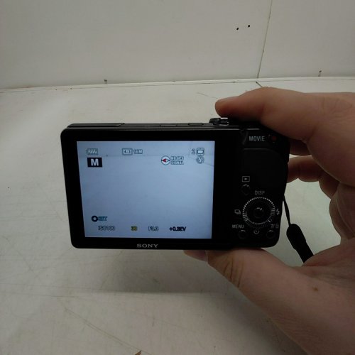 SONY CYBERSHOT DIGITAL CAMERA - BLACK (MODEL: DSC-HX9V) image 2