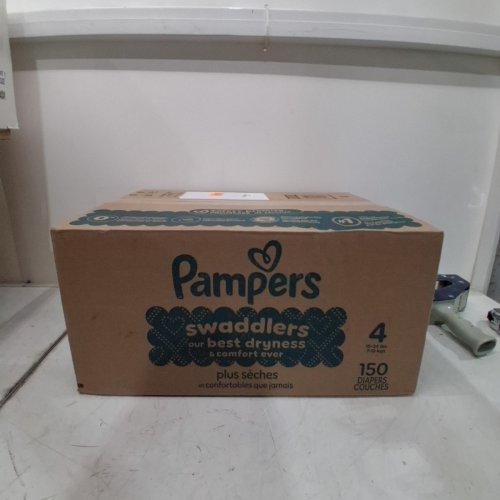 150PK PAMPERS SWADDLERS ACTIVE BABY DIAPERS - SIZE 4 - 37LBS image 2
