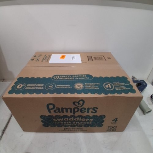 150PK PAMPERS SWADDLERS ACTIVE BABY DIAPERS - SIZE 4 - 37LBS image 3