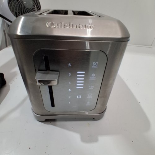 CUISINART 2-SLICE TOUCH SCREEN DIGITAL TOASTER - STAINLESS STEEL (MODEL: RBT-1680PCC) image 2