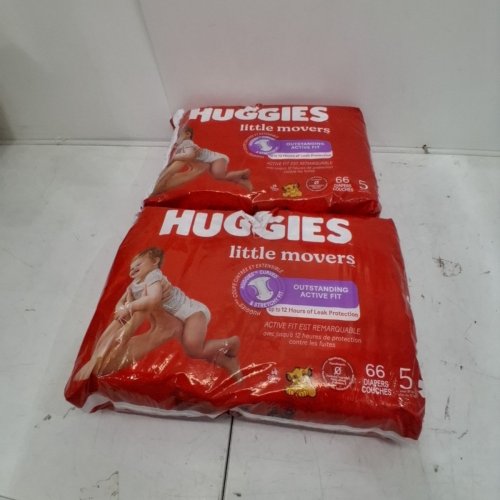 84PK HUGGIES LITTLE MOVERS DIAPERS - SIZE 4 image 2