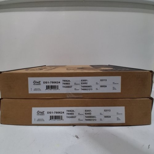2PK DS ONE DIAMOND-SLOTTED FACE PATTERN PERFORMANCE BI-DIRECTIONAL DESIGN BRAKE ROTORS (MODEL: DS1-780624) image 2