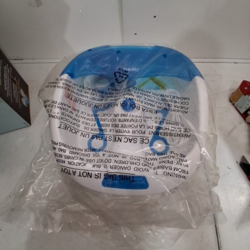 HOMEDICS PEDICURE FOOT SPA WITH HEAT - BLUE/WHITE (MODEL: FB-300-THP) image 2