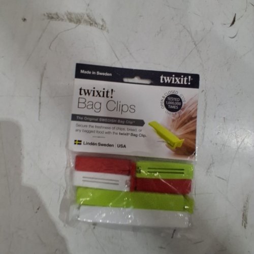 5PK TWIXIT! BAG CLIPS - LARGE/SMALL - RED/WHITE/GREEN (MODEL: 024 JAZ) image 2