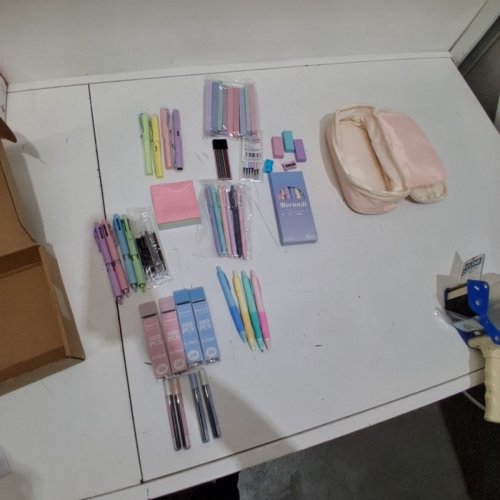 72PC ASSORTED STATIONERY SET - PASTEL AND PINK image 2