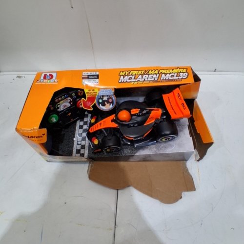 BB JUNIOR MY FIRST MCLAREN MCL39 FORMULA REMOTE CONTROL CAR- ORANGE/BLACK (MODEL: 1929737) image 2