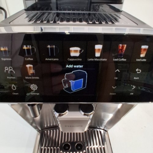 PHILIPS LATTEGO 5500 SERIES FULLY AUTOMATIC ESPRESSO MACHINE WITH BUILT-IN GRINDER - GREY CHROME (MODEL: EP5544/90) image 2