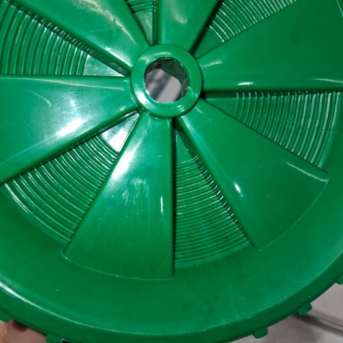 COLWELT SPIKE LAWN AERATOR, HEAVY DUTY ROLLING LAWN AERATOR - 49" - GREEN / SILVER image 3