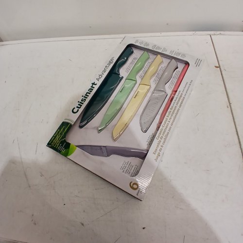 6PC CUISINART KNIFE SET WITH SHEATHES - MULTICOLOUR (MODEL: 2826602) image 4