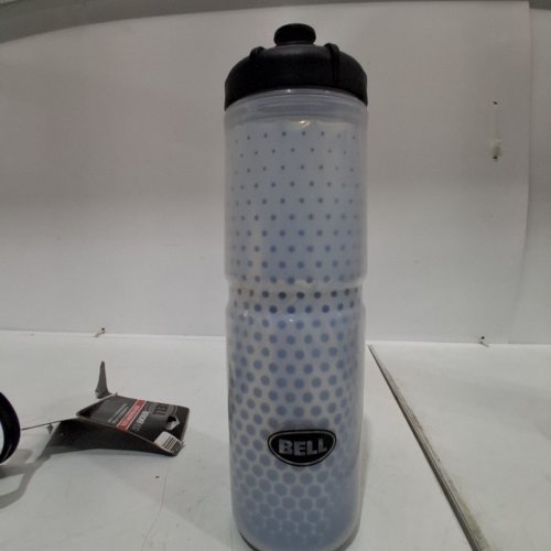 BELL SPORTS QUENCHER 600 INSULATED WATER BOTTLE AND BIKE CAGE - 21OZ - BLUE/WHITE/BLACK image 3