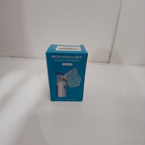 PORTABLE SILENT RECHARGABLE ULTRASONIC MESH NEBULIZER - WHITE /BLUE (MODEL: JSL-W302) image 4