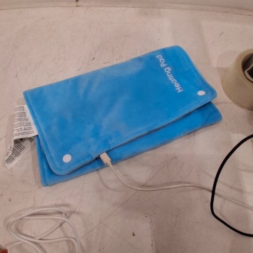 ZIYAHI PORTABLE ELECTRIC HEATING BLANKET WRAP - BLUE image 2
