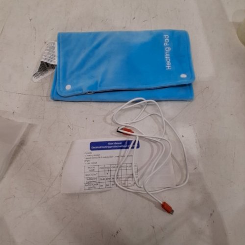 ZIYAHI PORTABLE ELECTRIC HEATING BLANKET WRAP - BLUE image 4
