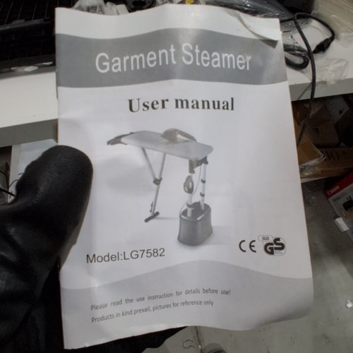 YOPOWER 2-IN-1 STANDING WET AND DRY GARMENT STEAMER - BLACK/SILVER (MODEL: LG7582) image 3