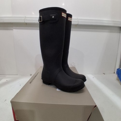 WOMEN'S HUNTER ORIGINAL TALL BOOT - SIZE 9 - BLACK image 2
