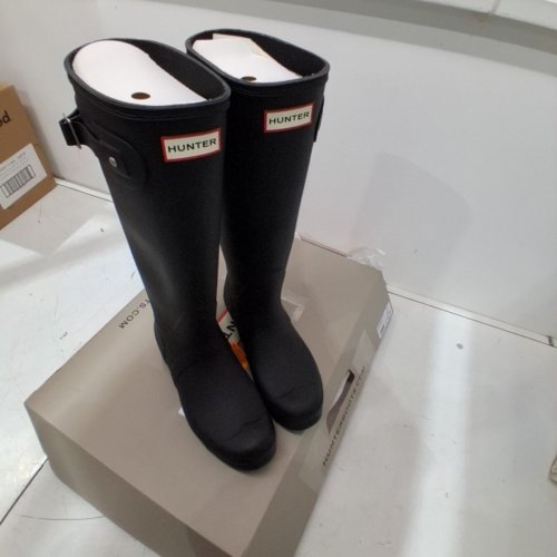 WOMEN'S HUNTER ORIGINAL TALL BOOT - SIZE 9 - BLACK image 3