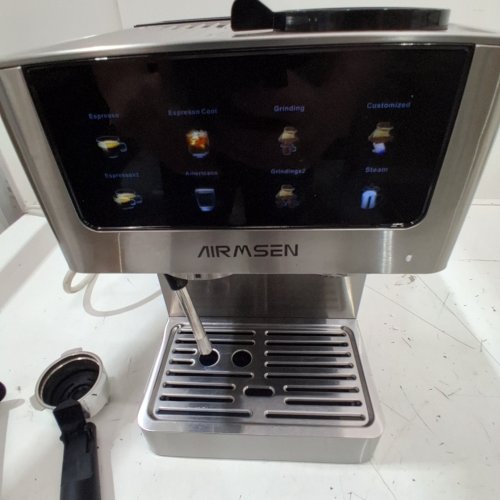 8-IN-1 AIRMSEN ESPRESSO MACHINES WITH CONICAL BURR GRINDER - 20 BAR - STAINLESS STEEL (MODEL: BCM2316) image 2