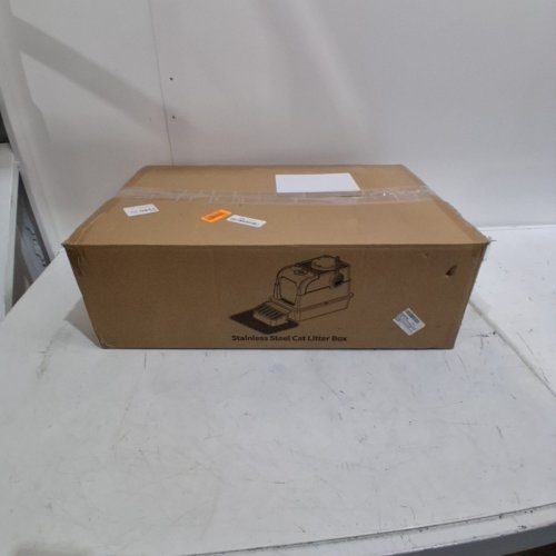 UNBRANDED STAINLESS STEEL CAT LITTERBOX - GREY image 7