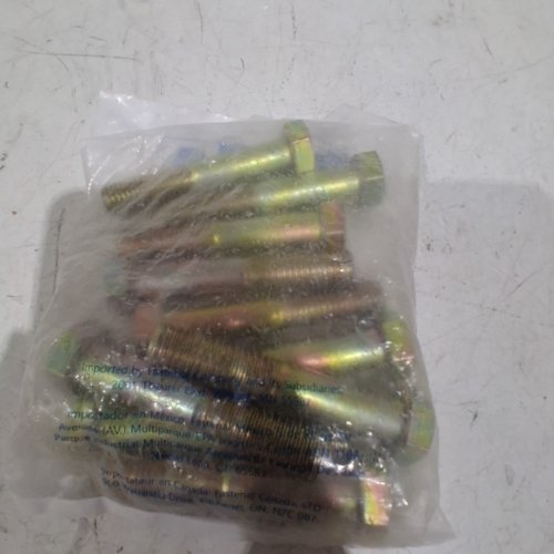 10PK FASTENAL HEX CAP SCREWS - 5/8-11" X 3.5" - YELLOW ZINC FINISH image 3