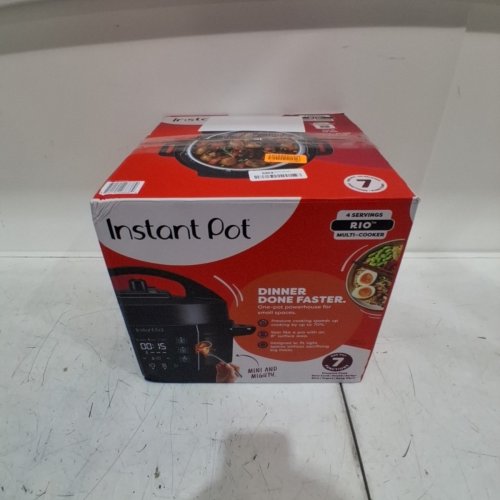 INSTANT POT 7 IN 1 RIO MULTICOOKER - 4QT - 800W - 120V - BLACK (MODEL: RIPC41-BK) image 8