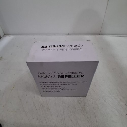 SOLAR CHARGING ULTRASONIC ANIMAL REPELLER - ORANGE image 3