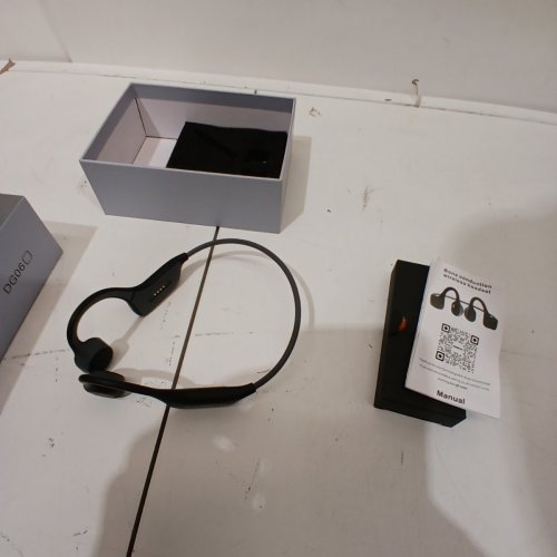 SANOTO BONE CONDUCTION WIRELESS OPEN EAR HEADPHONES IPX7 WATERPROOF - BLACK - (MODEL: ‎DG08) image 3