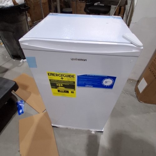 UPSTREMAN SINGLE DOOR MINI FRIDGE WITH FREEZER AND MINI ICE TRAY - 3.2 CU. FT. - WHITE (MODEL: BR321) image 6