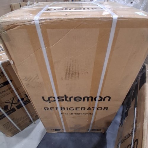 UPSTREMAN SINGLE DOOR MINI FRIDGE WITH FREEZER AND MINI ICE TRAY - 3.2 CU. FT. - WHITE (MODEL: BR321) image 10