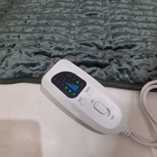 VANKADA SOFT ELECTRIC HEATING PAD - 33" X 17" - GREY image 2
