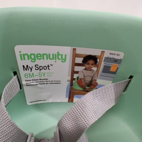 ITY BY INGENUITY MY SPOT EASY-CLEAN BOOSTER - GREEN image 3
