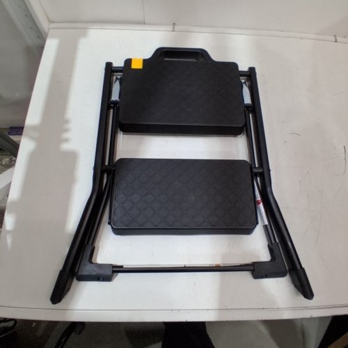 2-STEP FOLDING STEP LADDER - 300LBS MAX - BLACK (MODEL: WK2032) image 3